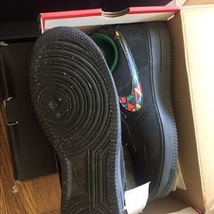 Shoes - Nike black airforce 1s Shoes - Nike black airforce 1s